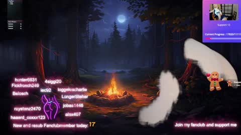 Snapshot of kimilee22 chatting on 12.10.24 Wolfs Girl online show from 12.10.24