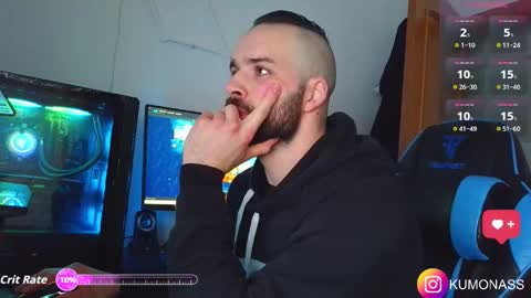 Snapshot of kumonass chatting on 12.21.25 kumonass online show from 12.21.25