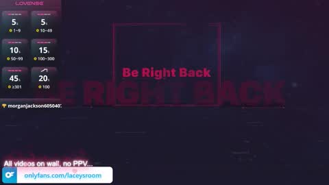 Laceysroom online show from 11.10.25