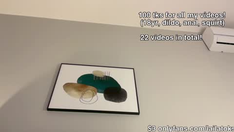 Snapshot of lailatoks chatting on 12.21.24 lailatoks - TIP 100 tks  get all my videos 22 VIDEOS SQUIRT PUSSY DILDO online show from 12.21.24
