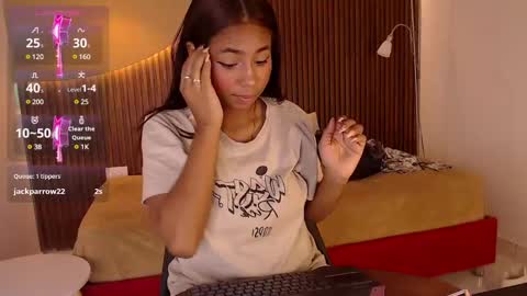 Snapshot of lana_starlet chatting on 02.21.25 katiuska online show from 02.21.25