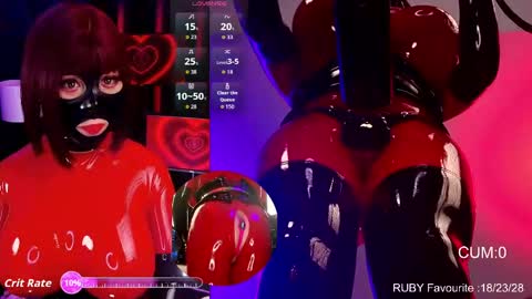 Latex Ruby online show from 03.24.26