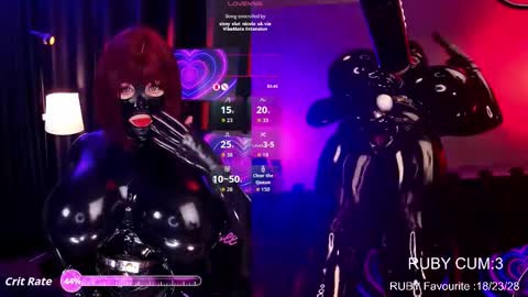 Latex Ruby online show from 03.27.26