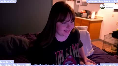 Snapshot of lavendermei chatting on 10.27.25 LavenderMei online show from 10.27.25