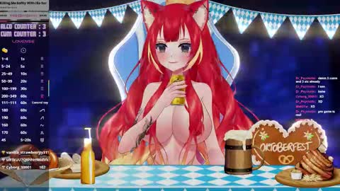 Snapshot of lewdfoxy_vt chatting on 10.03.25 Kira online show from 10.03.25