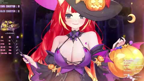 Snapshot of lewdfoxy_vt chatting on 10.22.25 Kira online show from 10.22.25