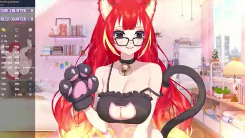 Snapshot of lewdfoxy_vt chatting on 11.03.25 Kira online show from 11.03.25