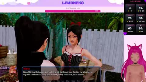 Snapshot of lewdnekonya chatting on 11.06.25 Nemu Konishi online show from 11.06.25