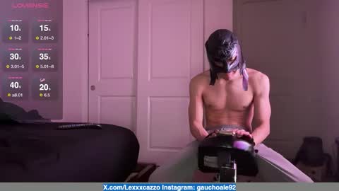 Snapshot of lexxxcazzo chatting on 10.31.25 Dromaeosaurex online show from 10.31.25