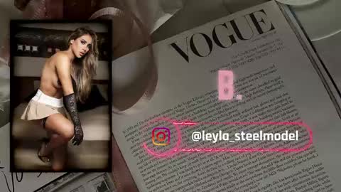 INSTA leylasteel model         online show from 04.05.26