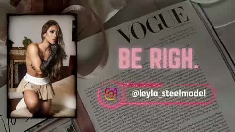 INSTA leylasteel model         online show from 05.09.26