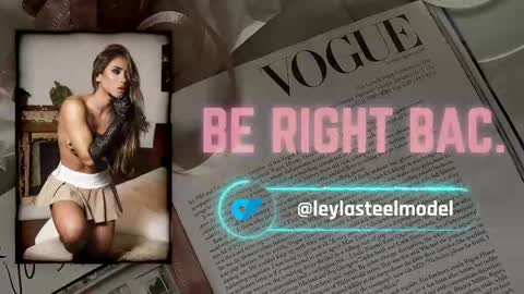 INSTA leylasteel model         online show from 05.23.26