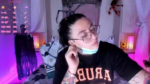 Snapshot of liiavega chatting on 10.22.25 online show from 10.22.25