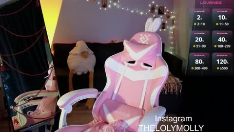 Snapshot of lolymolli chatting on 12.13.24 Molli online show from 12.13.24