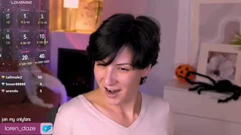Snapshot of loren_daze chatting on 11.04.25 Loren online show from 11.04.25