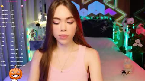 Snapshot of lucifiella chatting on 10.24.25 MimiFors online show from 10.24.25