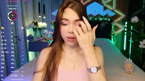 Snapshot of lucifiella chatting on 10.29.25 MimiFors online show from 10.29.25