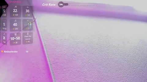 Snapshot of lux_bitchx chatting on 12.05.25 lux_bitchx online show from 12.05.25