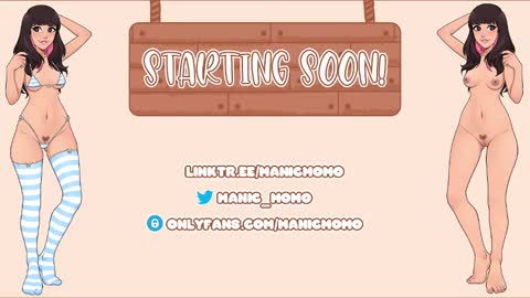 Snapshot of manicmomo chatting on 01.08.25 Momo online show from 01.08.25