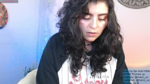 Snapshot of marceline_uu chatting on 04.16.26 M A R C I online show from 04.16.26