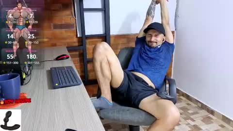 Snapshot of marckmuscle chatting on 12.04.25 Marck Independent model online show from 12.04.25