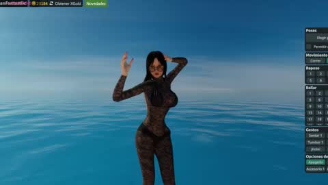 Snapshot of meganfantastic chatting on 11.20.25 Megan online show from 11.20.25