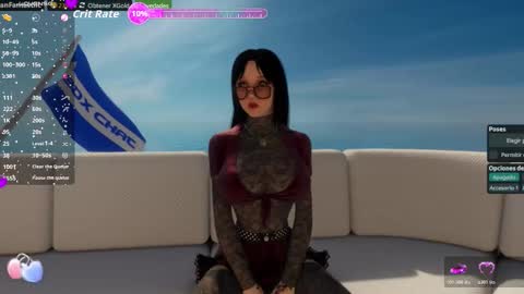 Snapshot of meganfantastic chatting on 12.01.25 Megan online show from 12.01.25