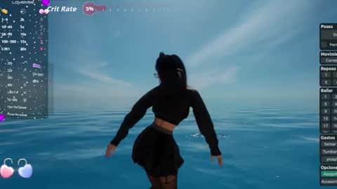 Snapshot of meganfantastic chatting on 12.17.25 Megan online show from 12.17.25