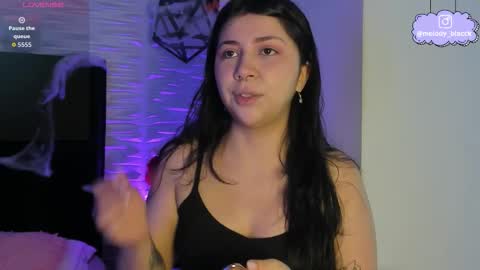 Snapshot of melody_black_ chatting on 10.26.25 Melody online show from 10.26.25