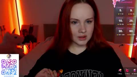 Snapshot of mi_cherry chatting on 12.14.25 Alice online show from 12.14.25