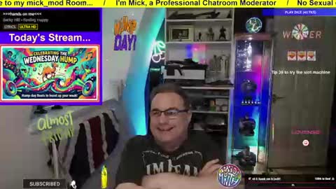 Professional Moderator  Mick Mickey online show from 06.10.26