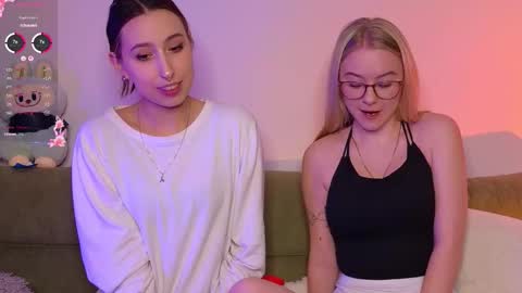MilaBlack and  StacyBlonde Today unboxing Lovens OMG online show from 01.31.26