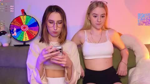 MilaBlack and  StacyBlonde Today unboxing Lovens OMG online show from 02.16.26