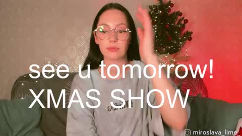 Snapshot of miroslava_lime chatting on 12.24.24 Miroslava online show from 12.24.24