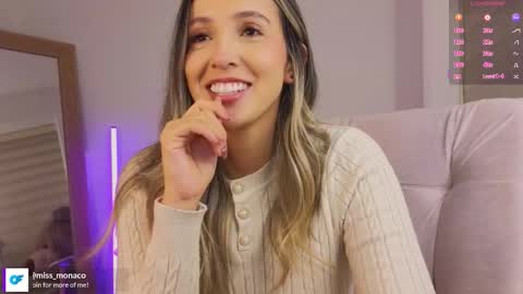 Snapshot of missmonaco chatting on 11.19.25 Emma Rivera online show from 11.19.25