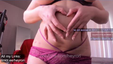 R o r i  SnapChat heyroriv2 wednesday - sunday Noon oclock mountain - 5pm mountain online show from 01.25.25