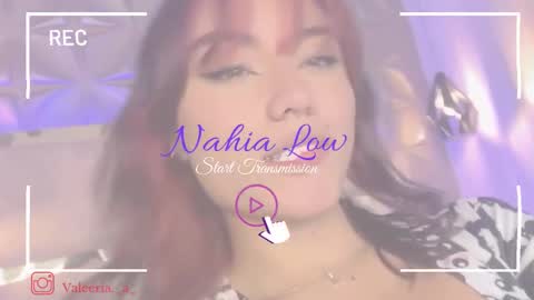 Snapshot of nahia_low chatting on 02.27.25  Valeria  online show from 02.27.25