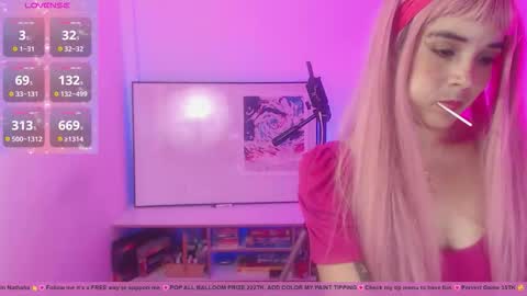 Snapshot of nathy_rock chatting on 10.17.25 Nathalia online show from 10.17.25