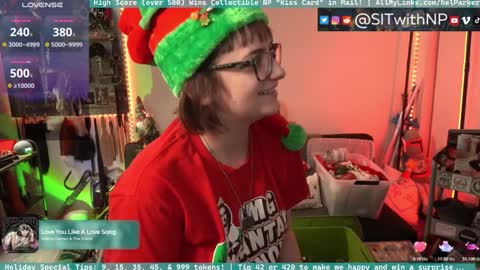 Snapshot of nelparker chatting on 12.08.24 Nel Parker online show from 12.08.24