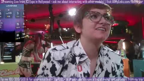 Snapshot of nelparker chatting on 01.17.26 Nel Parker online show from 01.17.26