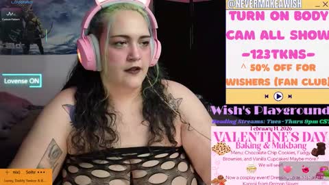 Wishs Playground online show from 02.13.26