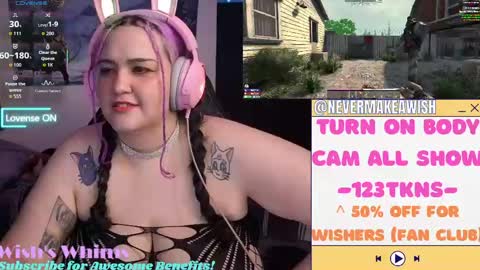 Wishs Playground online show from 05.14.26