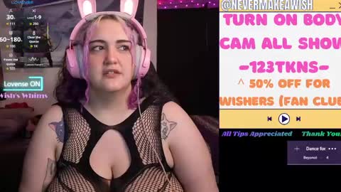 Wishs Playground online show from 05.19.26