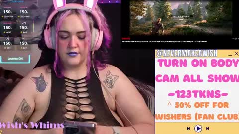 Wishs Playground online show from 05.21.26