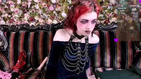 Snapshot of noellegothicshadow chatting on 11.26.25 Elly online show from 11.26.25