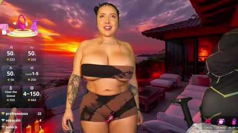 Snapshot of paradise_city__ chatting on 11.16.25 DAILYNPC OF online show from 11.16.25