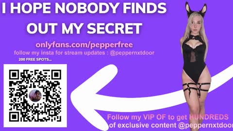 Snapshot of pepperxminthe chatting on 02.11.25 pepperxminthe online show from 02.11.25