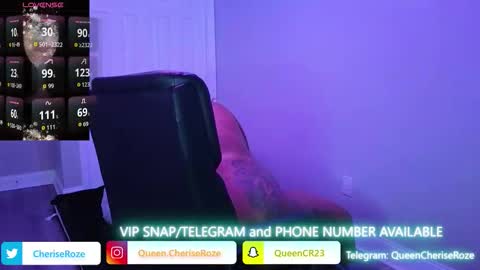 Queen Cherise Roze online show from 12.18.25