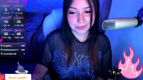 Snapshot of raven_toky0 chatting on 12.13.24 Raven online show from 12.13.24