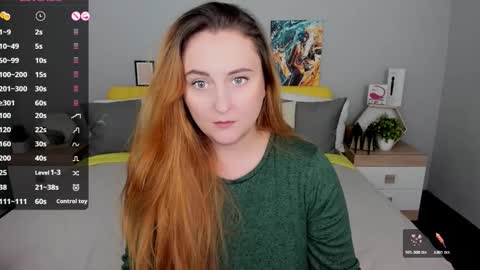 Snapshot of red_naughtyfox chatting on 11.30.25 Lessy Fox online show from 11.30.25